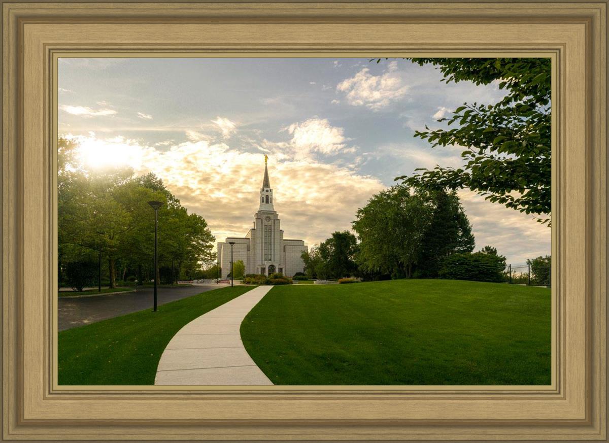 Boston Temple Summer Glow