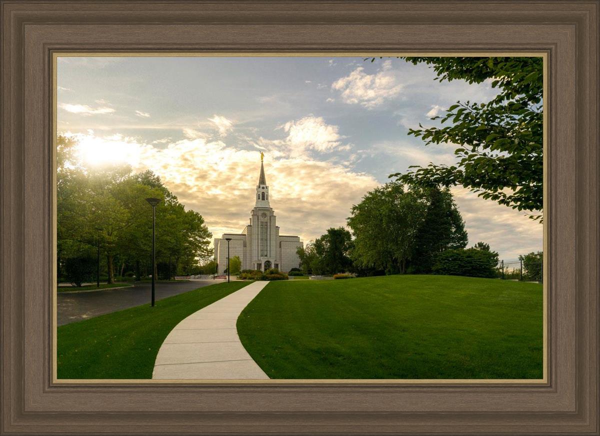 Boston Temple Summer Glow