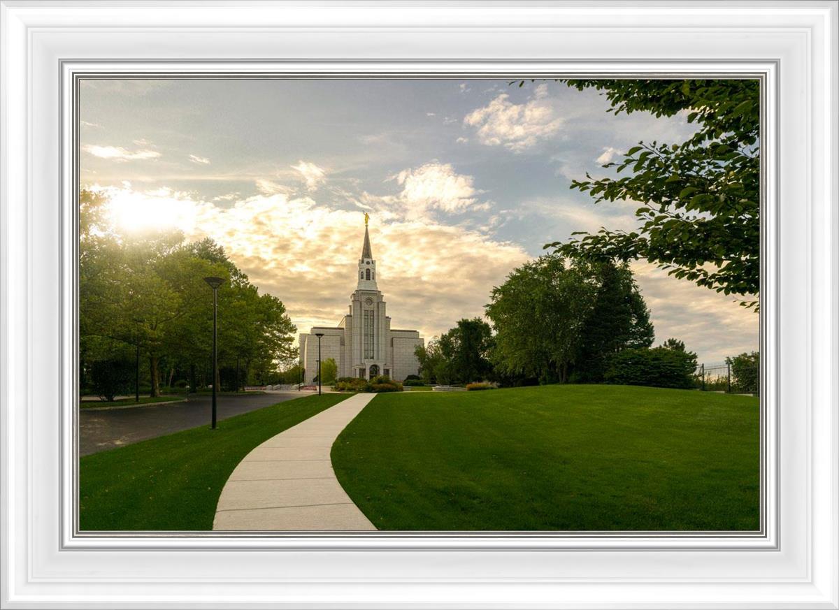 Boston Temple Summer Glow