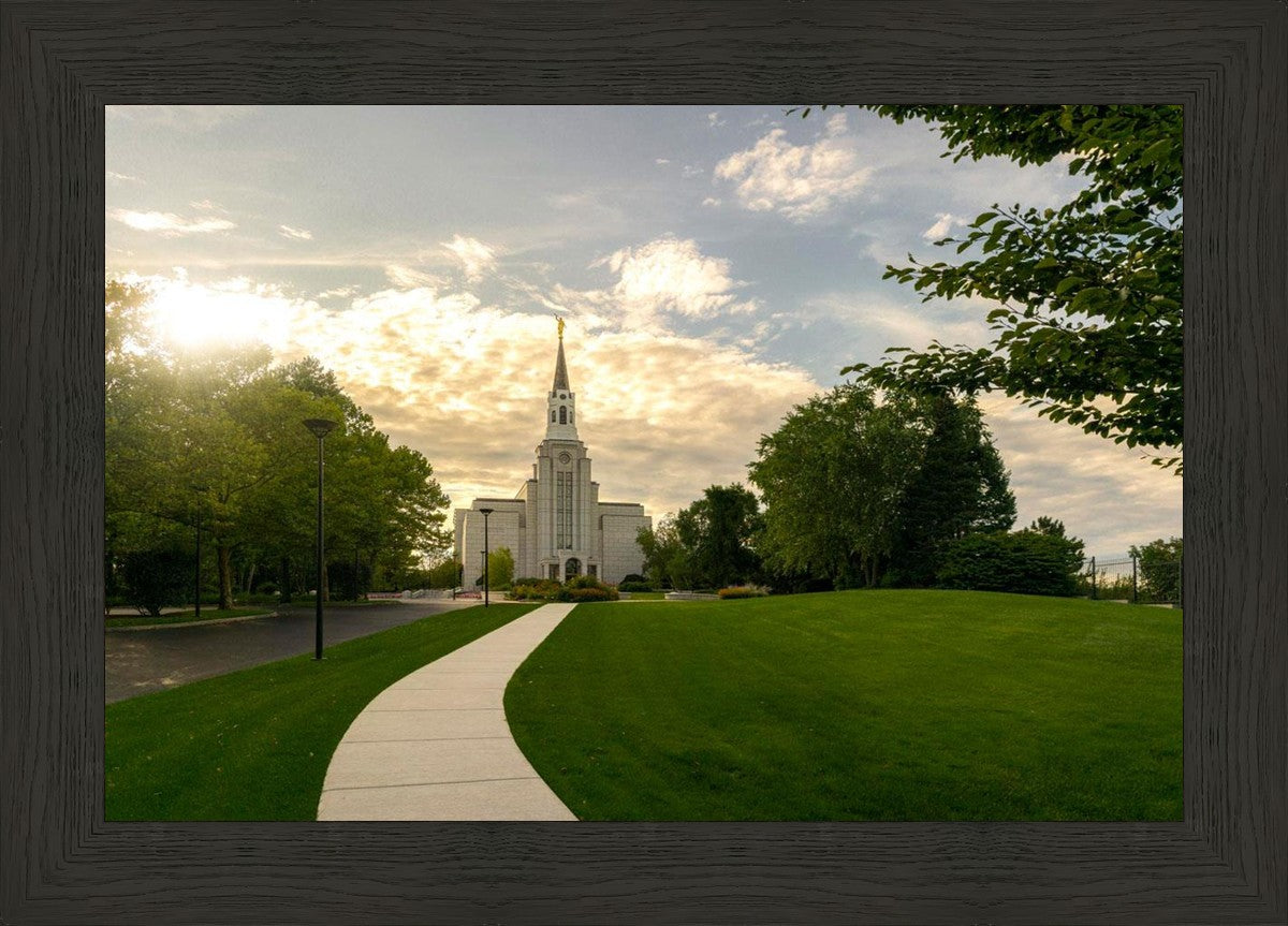 Boston Temple Summer Glow