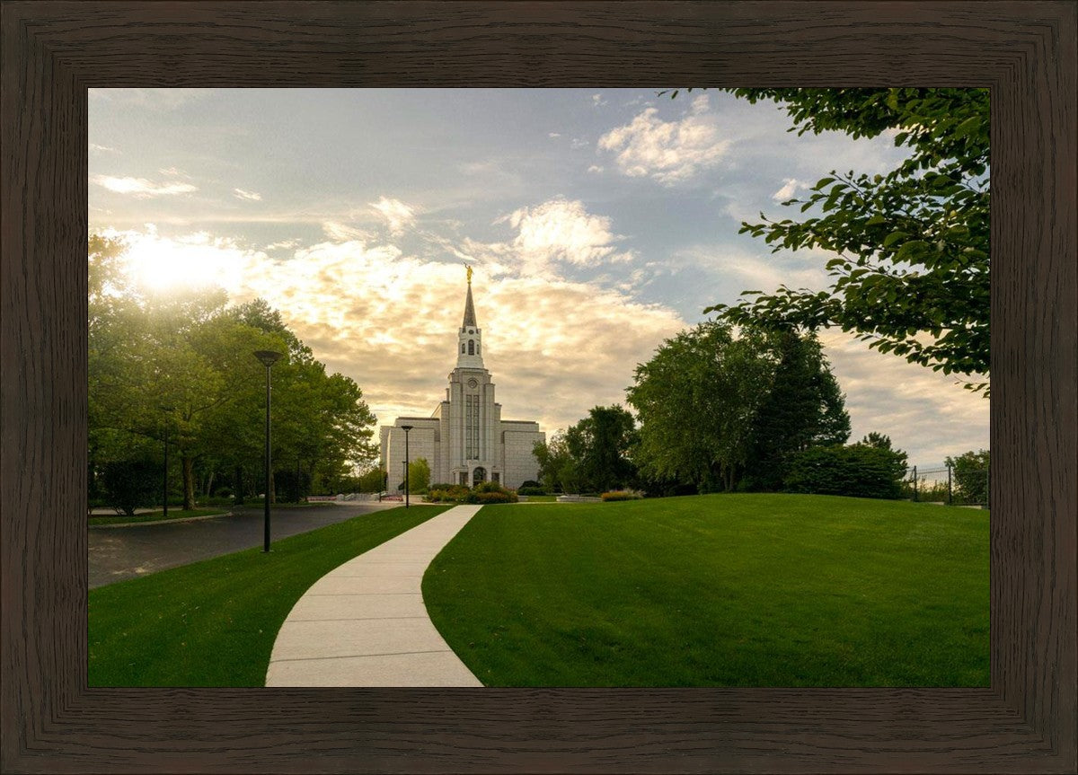 Boston Temple Summer Glow