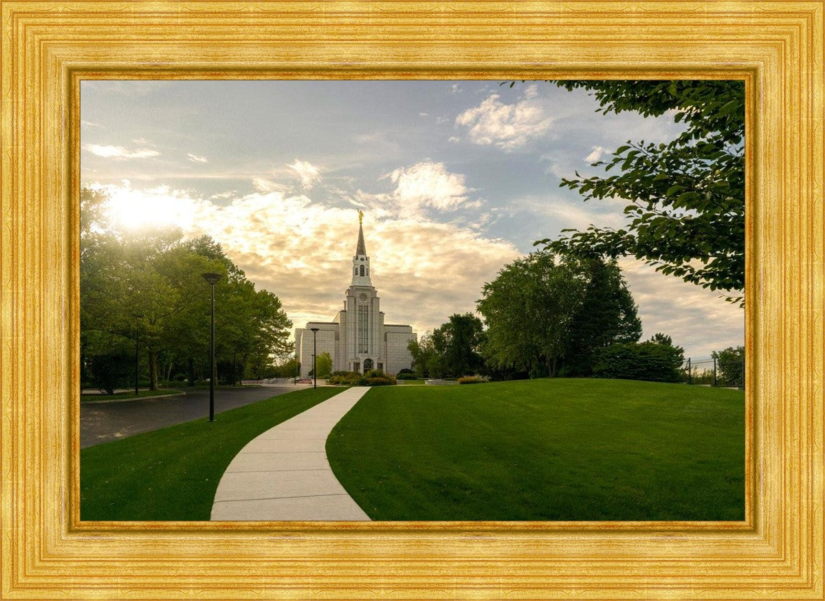 Boston Temple Summer Glow