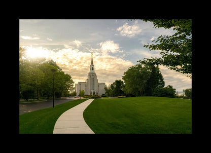 Boston Temple Summer Glow