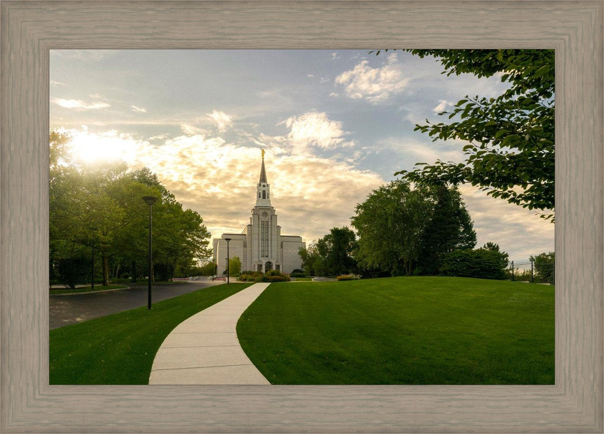 Boston Temple Summer Glow