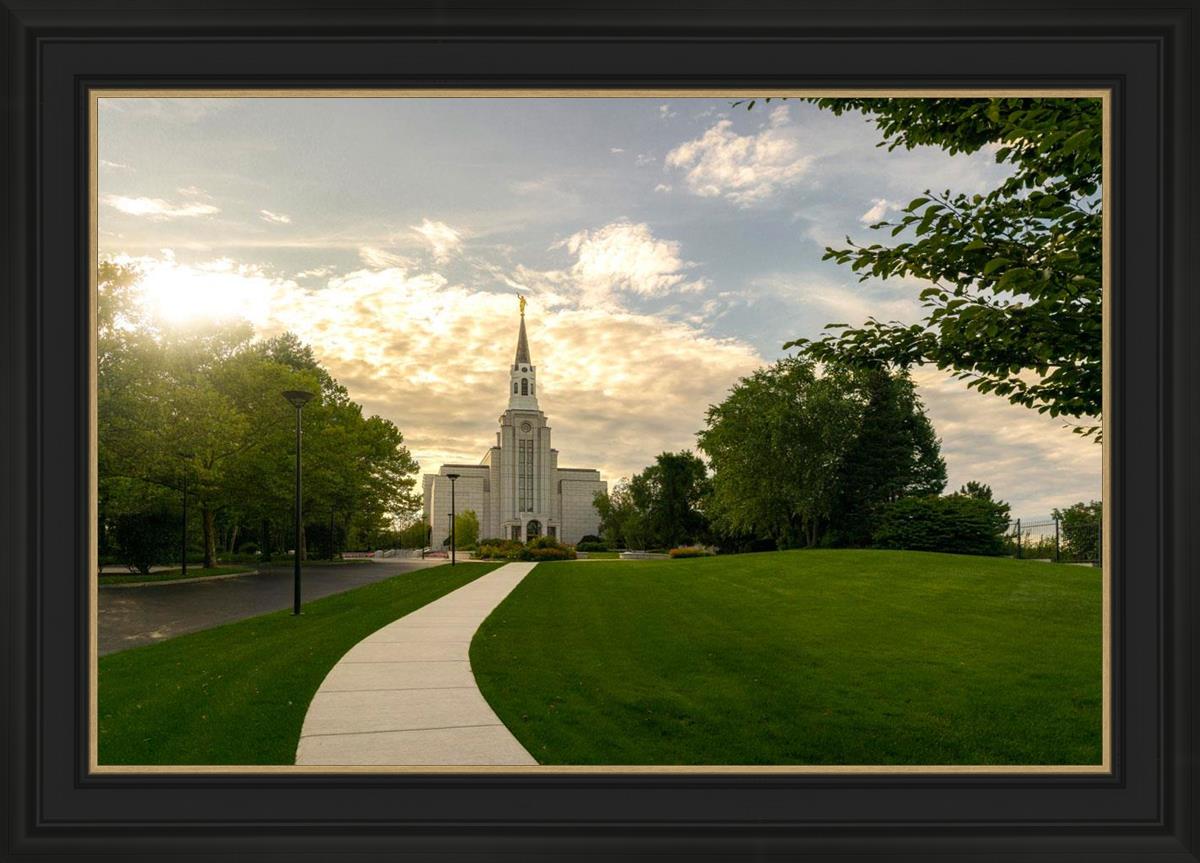 Boston Temple Summer Glow