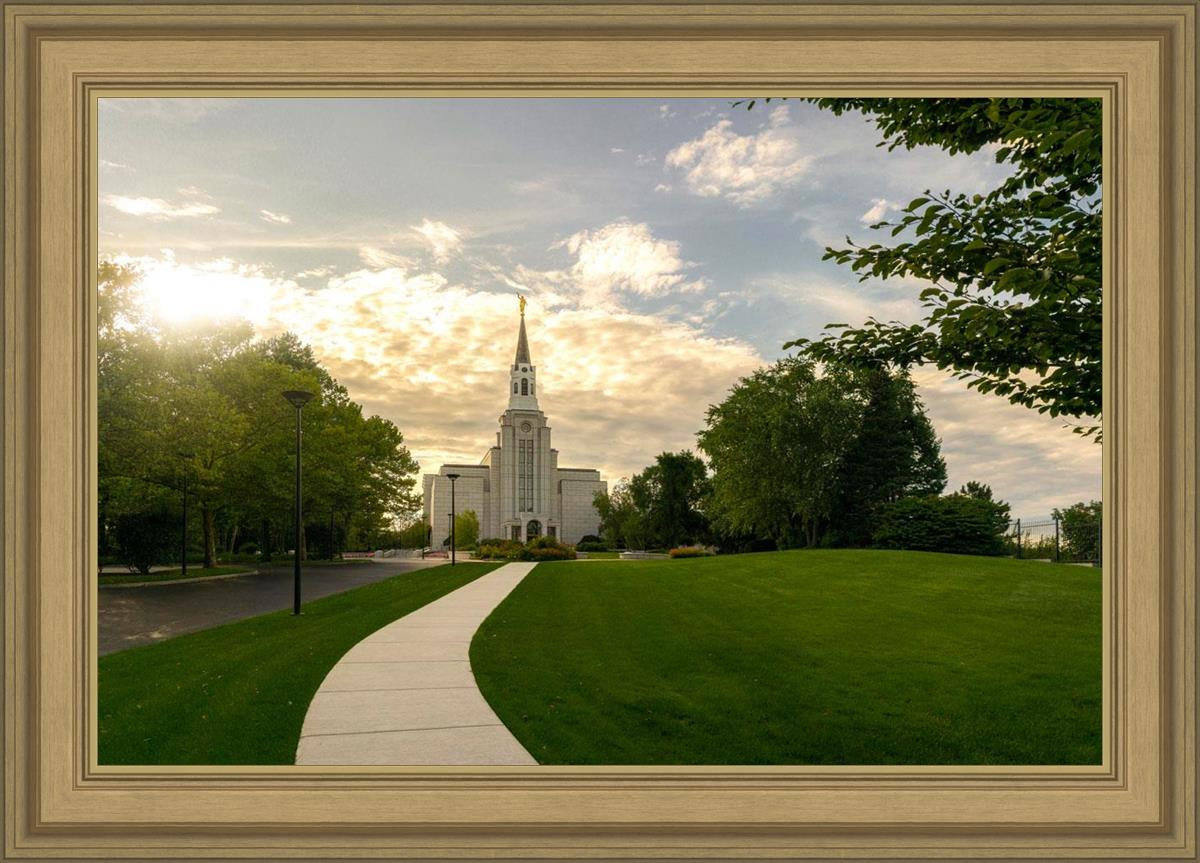 Boston Temple Summer Glow