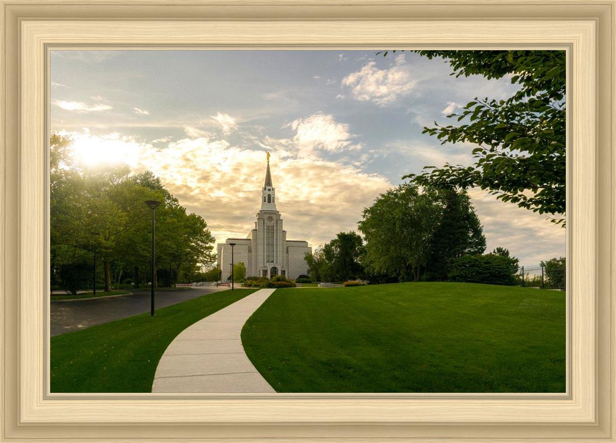 Boston Temple Summer Glow
