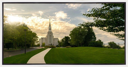 Boston Temple Summer Glow