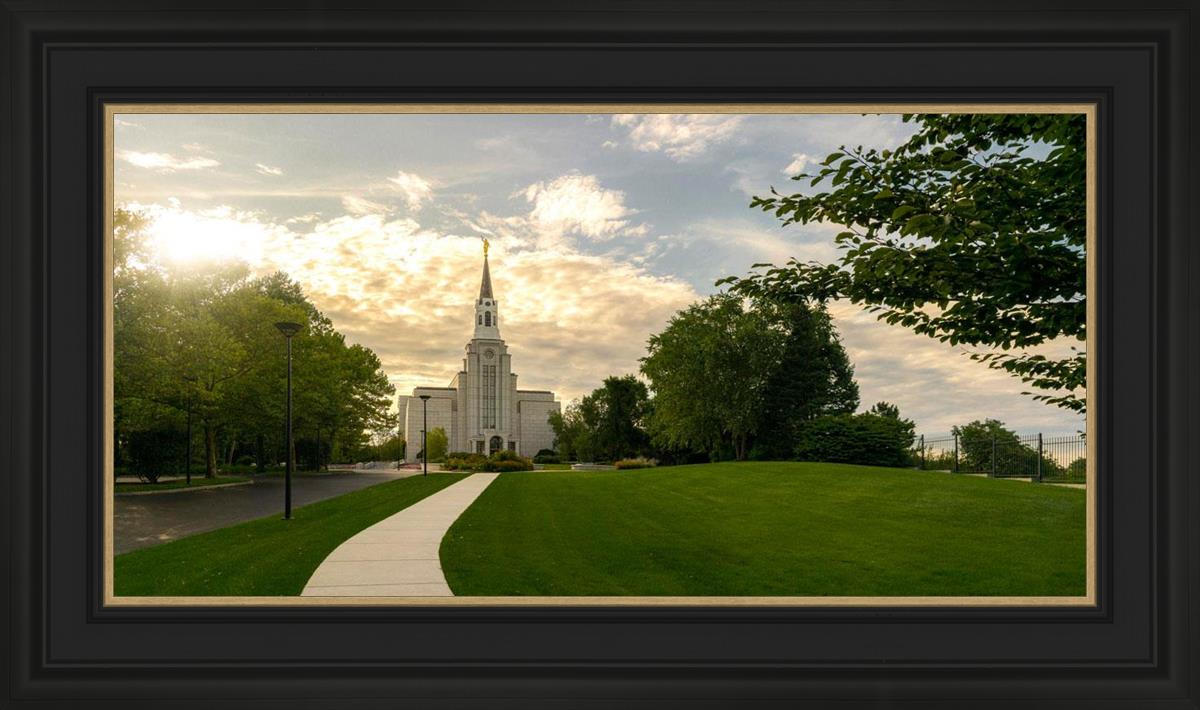Boston Temple Summer Glow