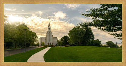 Boston Temple Summer Glow