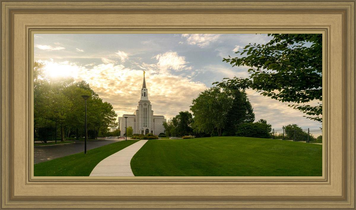 Boston Temple Summer Glow