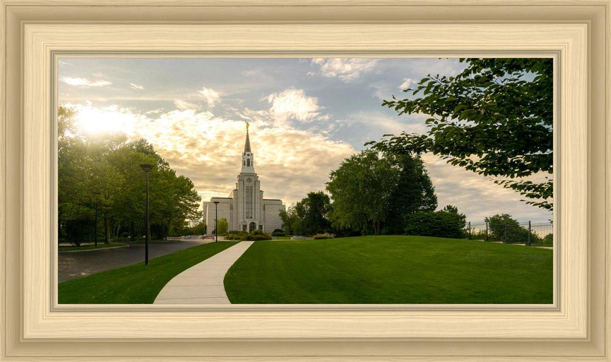 Boston Temple Summer Glow