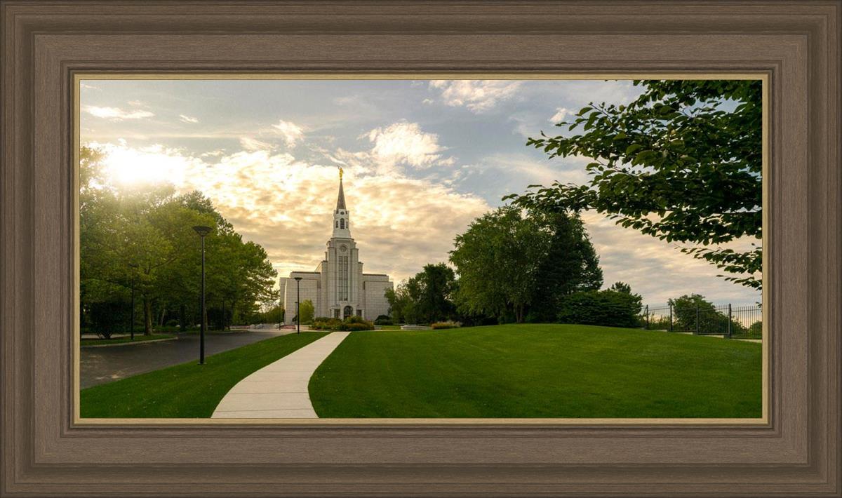 Boston Temple Summer Glow