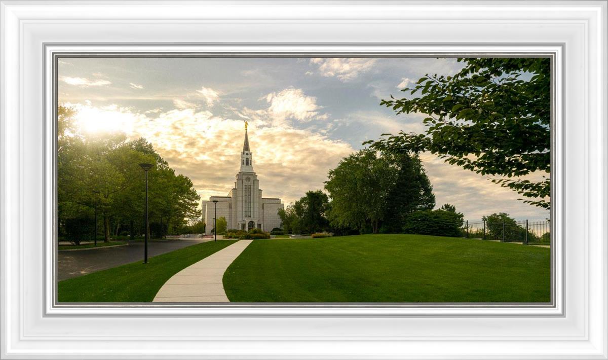 Boston Temple Summer Glow