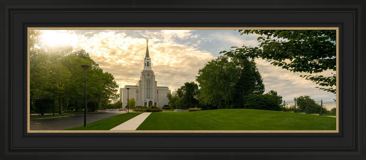 Boston Temple Summer Glow