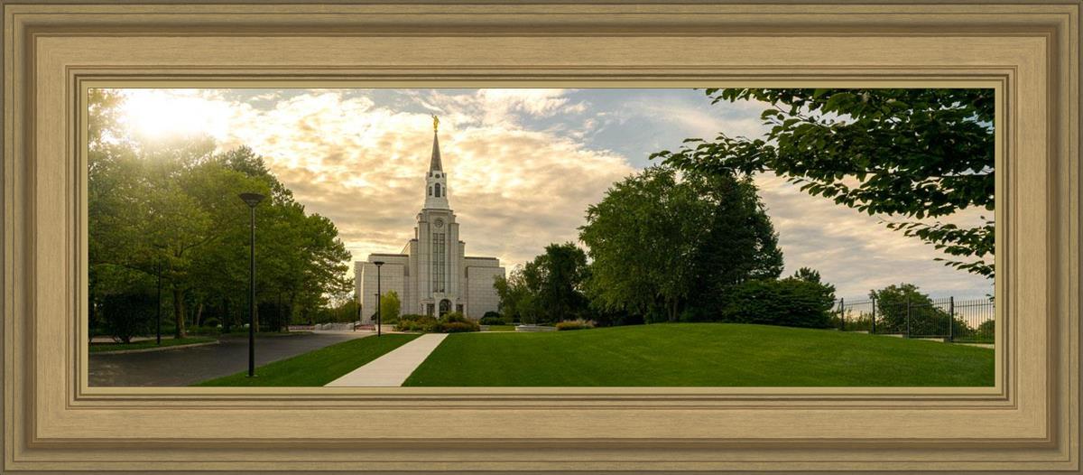 Boston Temple Summer Glow