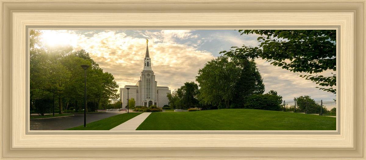Boston Temple Summer Glow