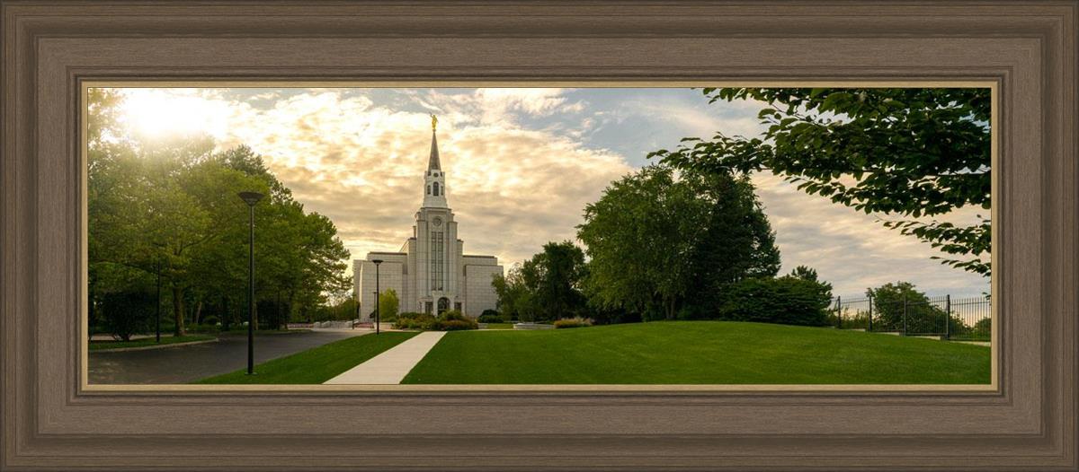 Boston Temple Summer Glow