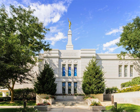 Winter Quarters Temple Summer Light Gallery Wrap