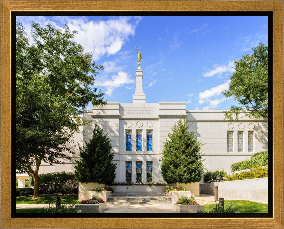 Winter Quarters Temple Summer Light Gallery Wrap