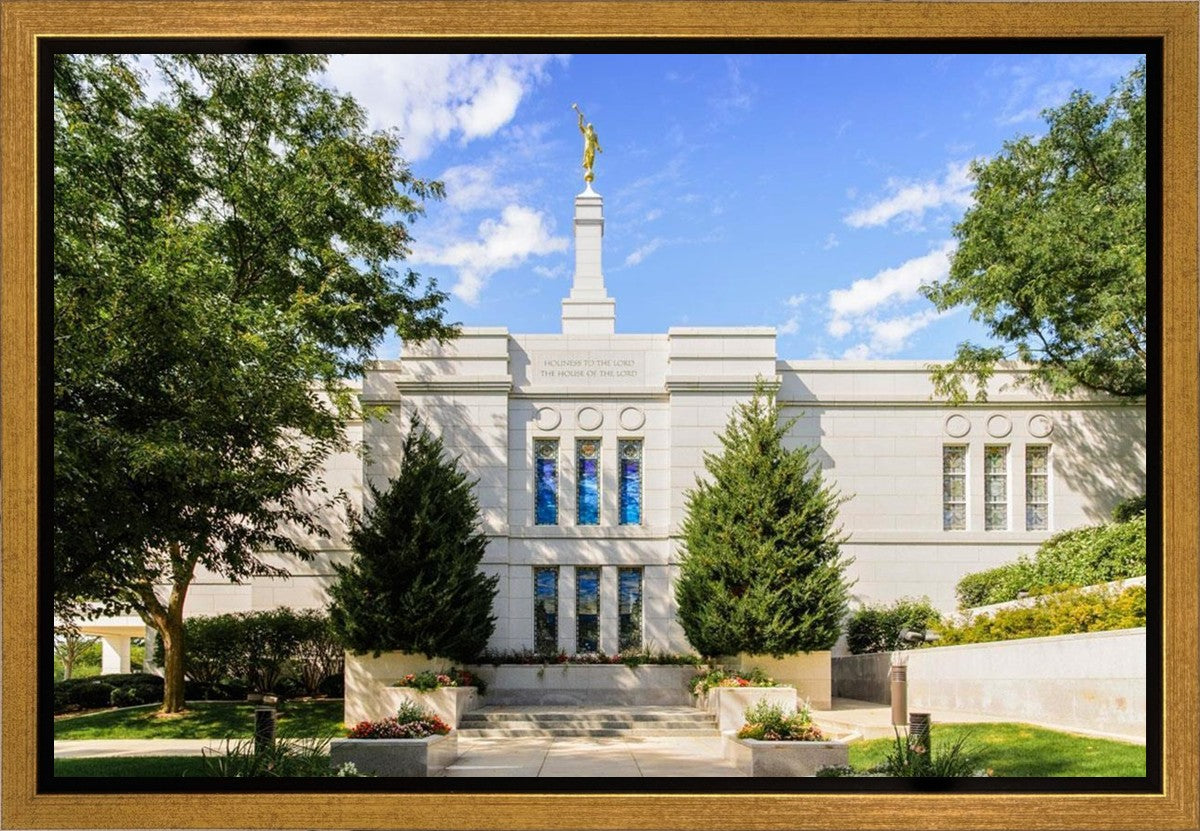 Winter Quarters Temple Summer Light Gallery Wrap