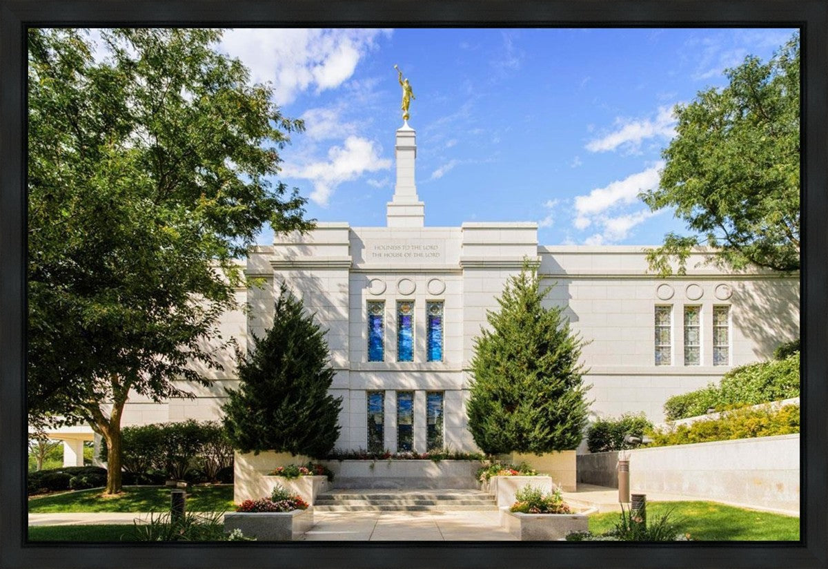 Winter Quarters Temple Summer Light Gallery Wrap