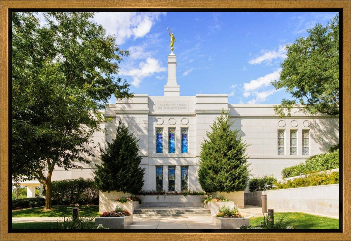 Winter Quarters Temple Summer Light Gallery Wrap