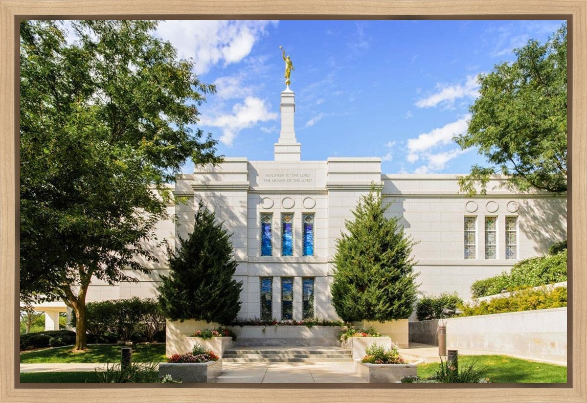 Winter Quarters Temple Summer Light Gallery Wrap