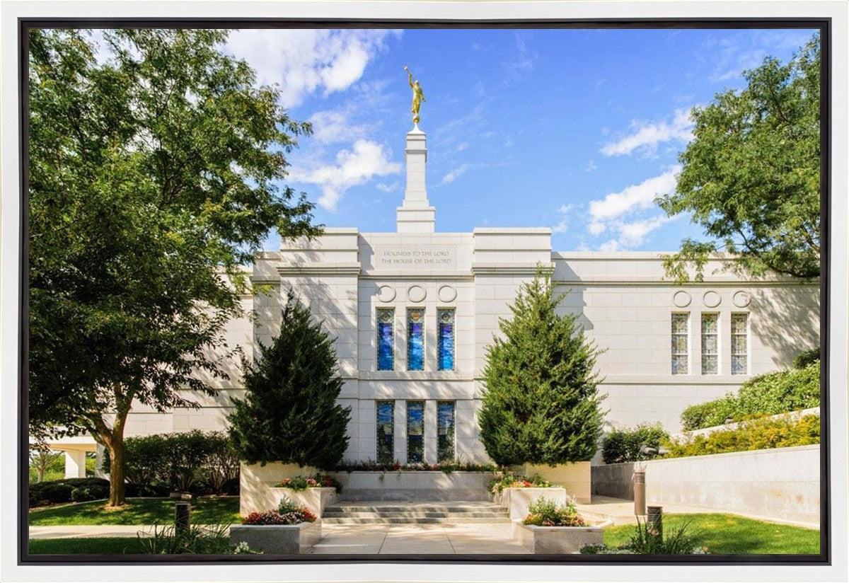Winter Quarters Temple Summer Light Gallery Wrap