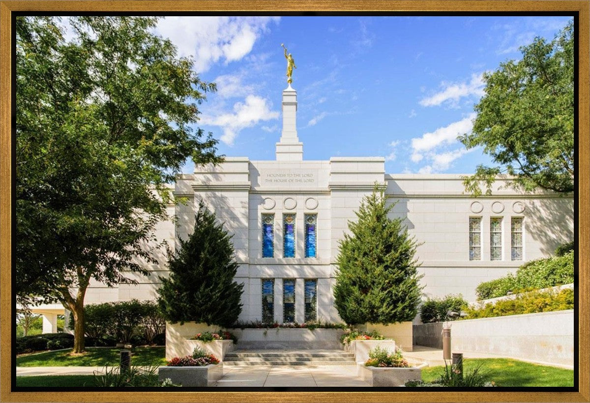 Winter Quarters Temple Summer Light Gallery Wrap