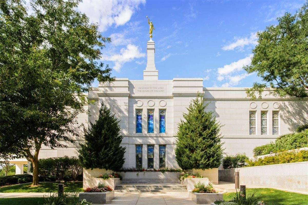 Winter Quarters Temple Summer Light Gallery Wrap
