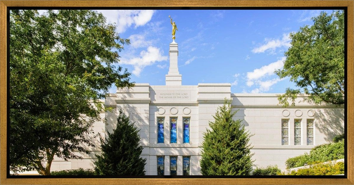 Winter Quarters Temple Summer Light Gallery Wrap