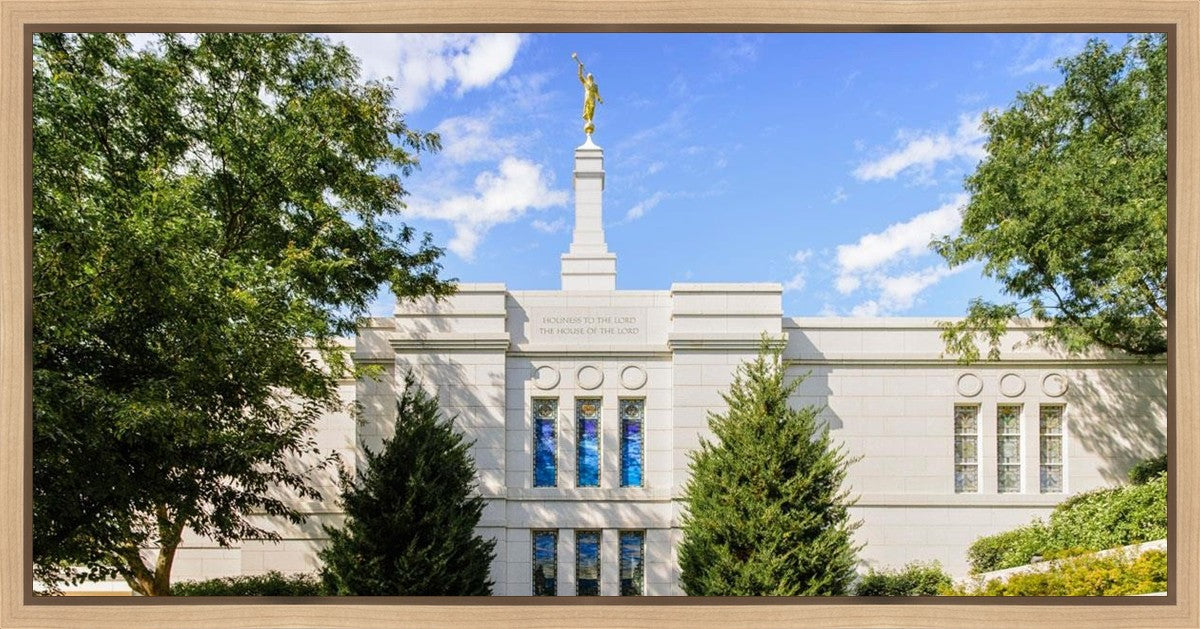 Winter Quarters Temple Summer Light Gallery Wrap