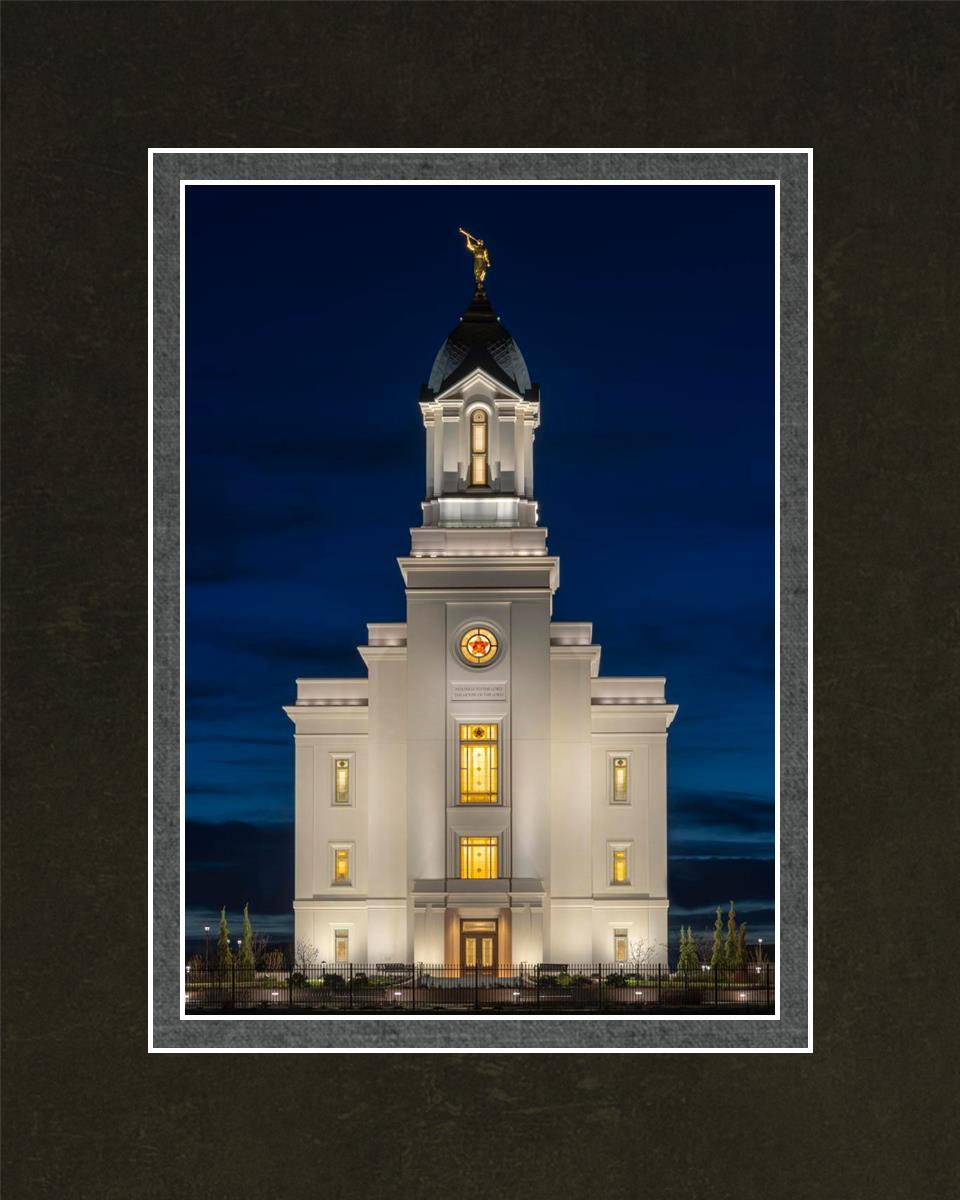 Cedar City Temple Eternal Light Vertical