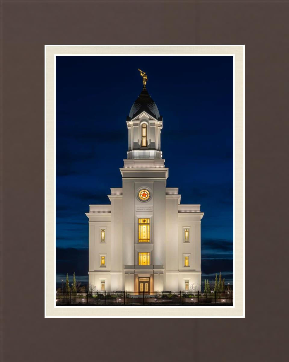 Cedar City Temple Eternal Light Vertical