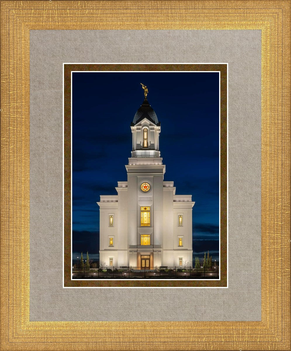 Cedar City Temple Eternal Light Vertical