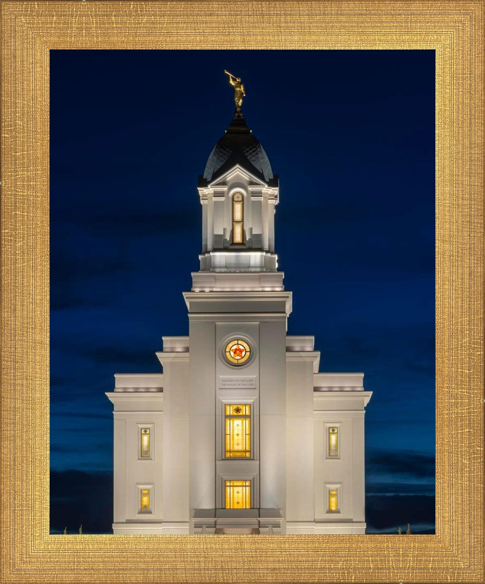 Cedar City Temple Eternal Light Vertical