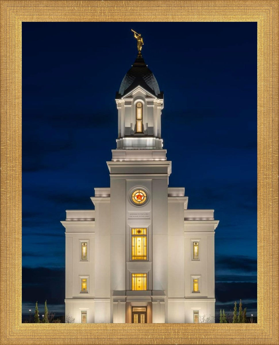 Cedar City Temple Eternal Light Vertical