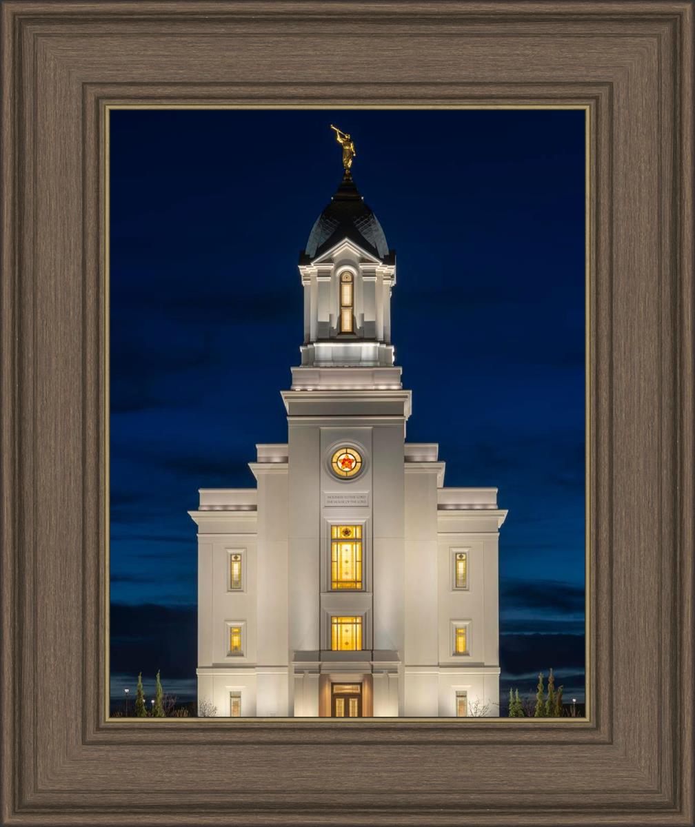 Cedar City Temple Eternal Light Vertical