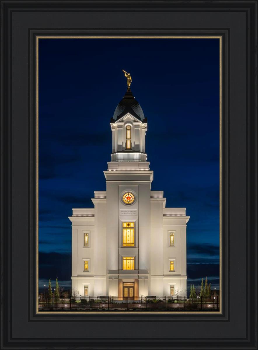 Cedar City Temple Eternal Light Vertical