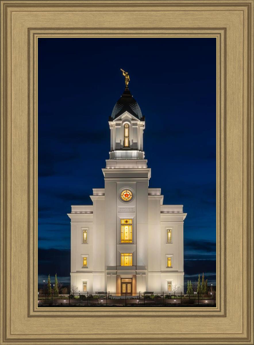 Cedar City Temple Eternal Light Vertical