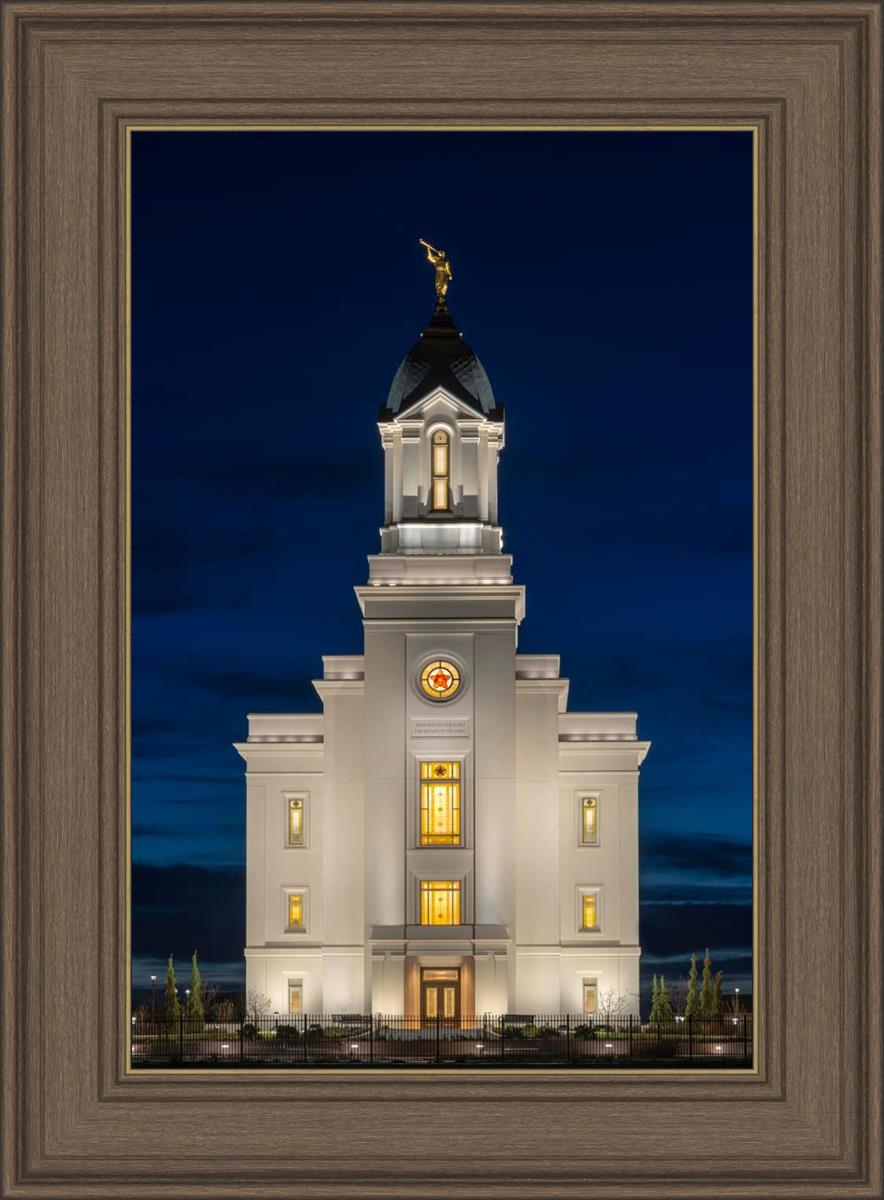 Cedar City Temple Eternal Light Vertical