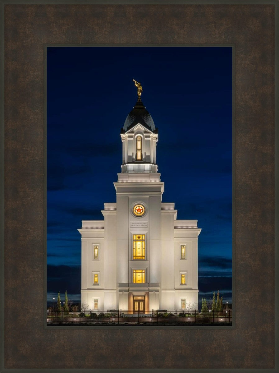 Cedar City Temple Eternal Light Vertical
