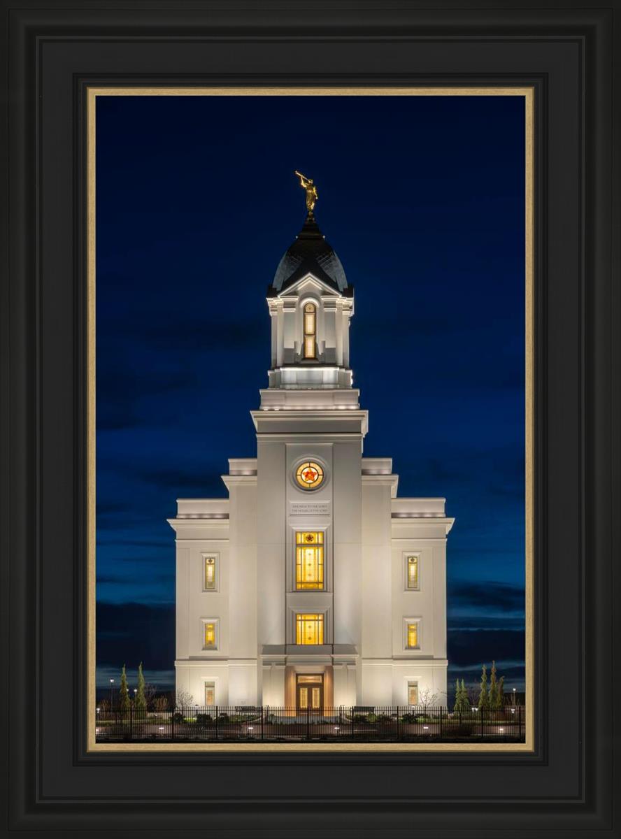 Cedar City Temple Eternal Light Vertical