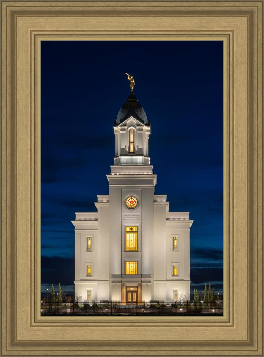 Cedar City Temple Eternal Light Vertical
