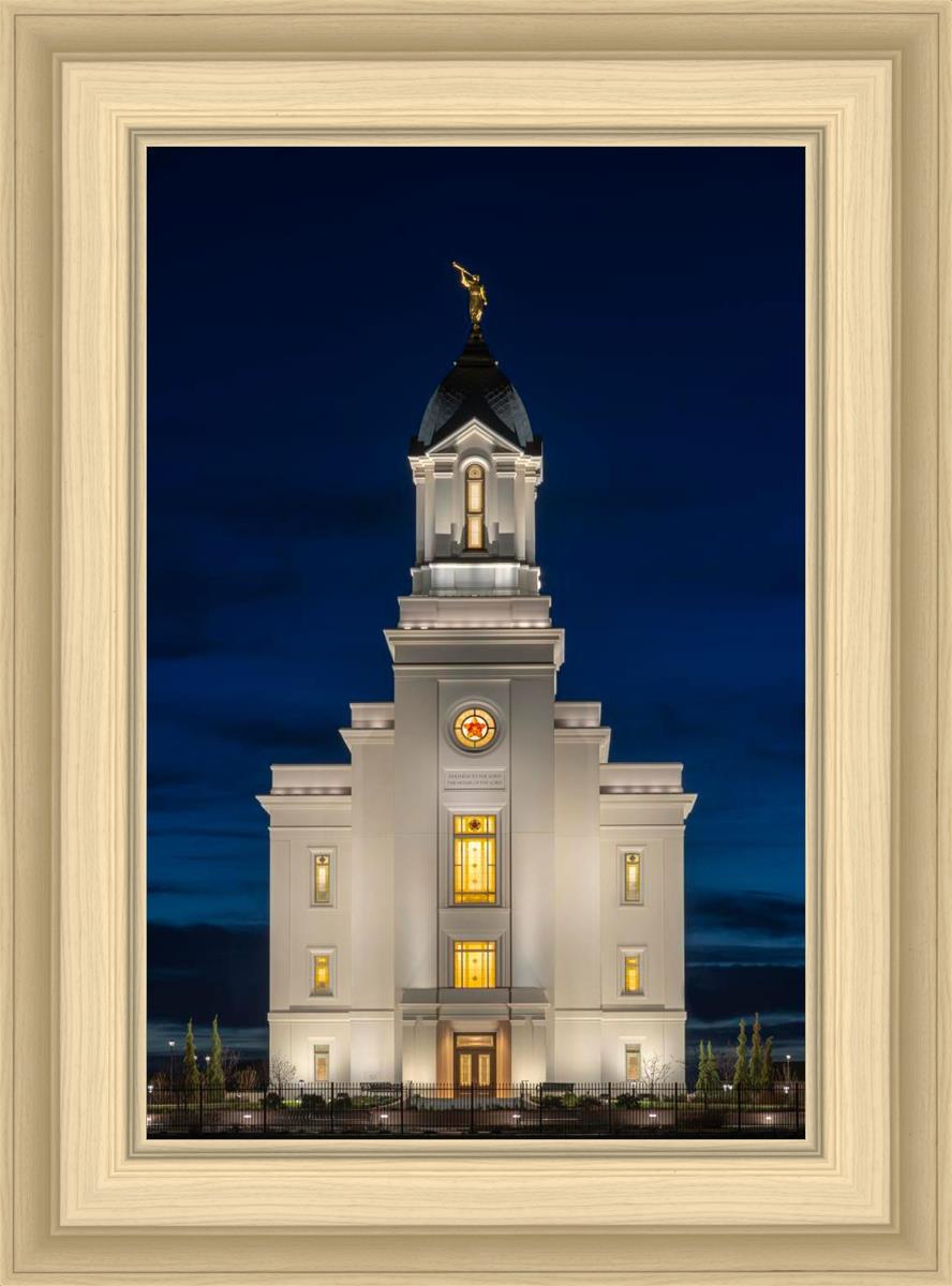 Cedar City Temple Eternal Light Vertical