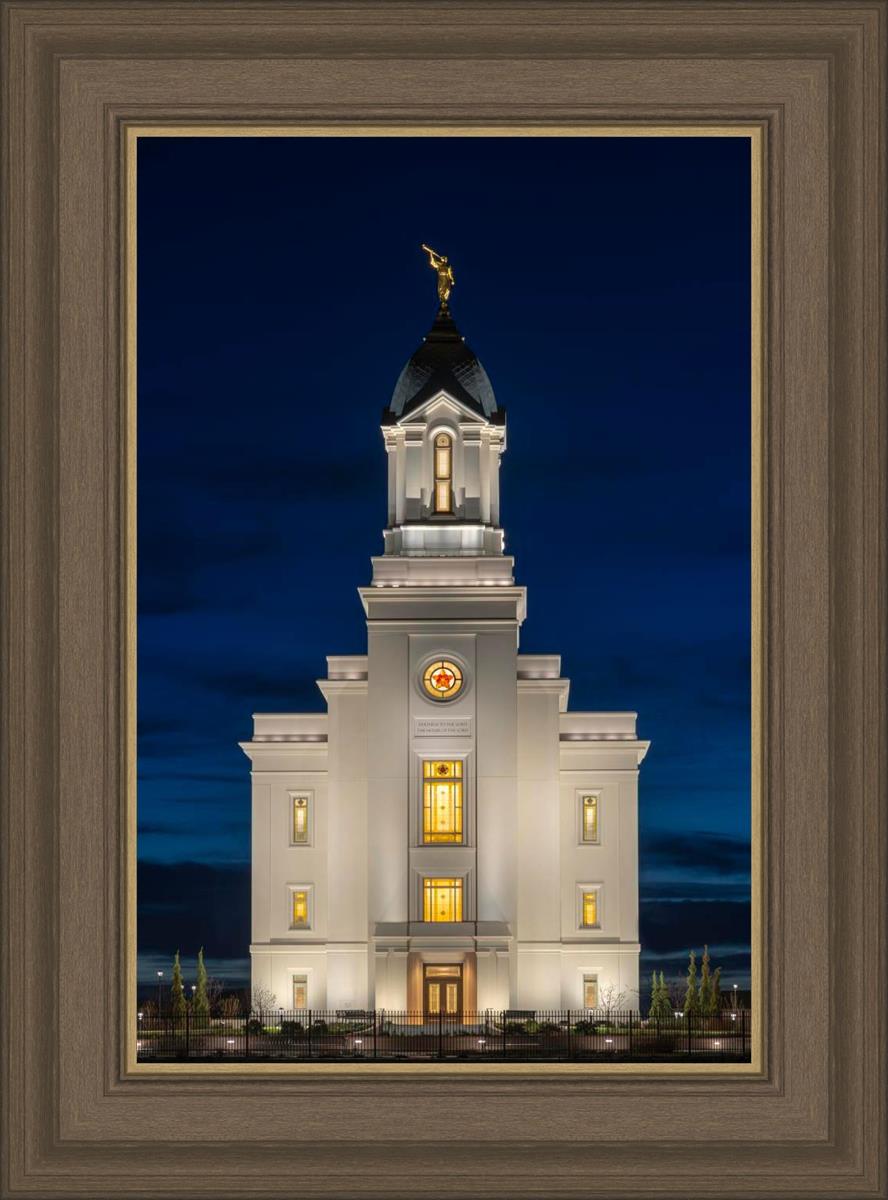 Cedar City Temple Eternal Light Vertical