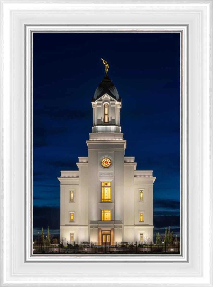 Cedar City Temple Eternal Light Vertical