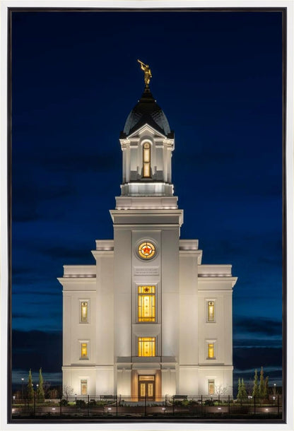 Cedar City Temple Eternal Light Vertical