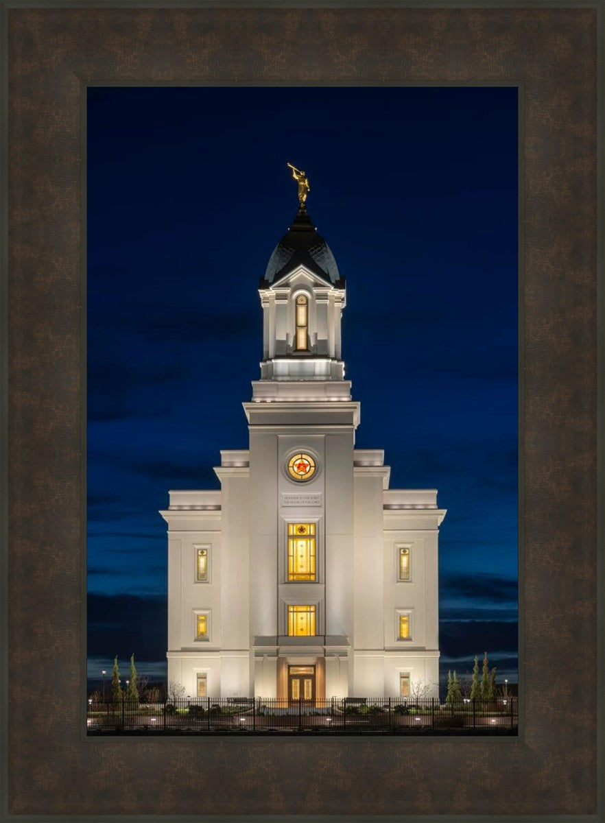 Cedar City Temple Eternal Light Vertical